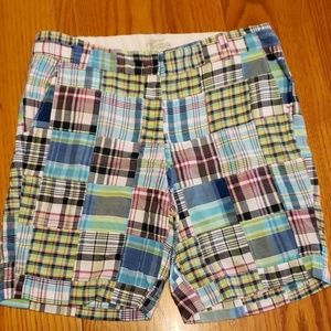 J  Crew plaid Bermuda short